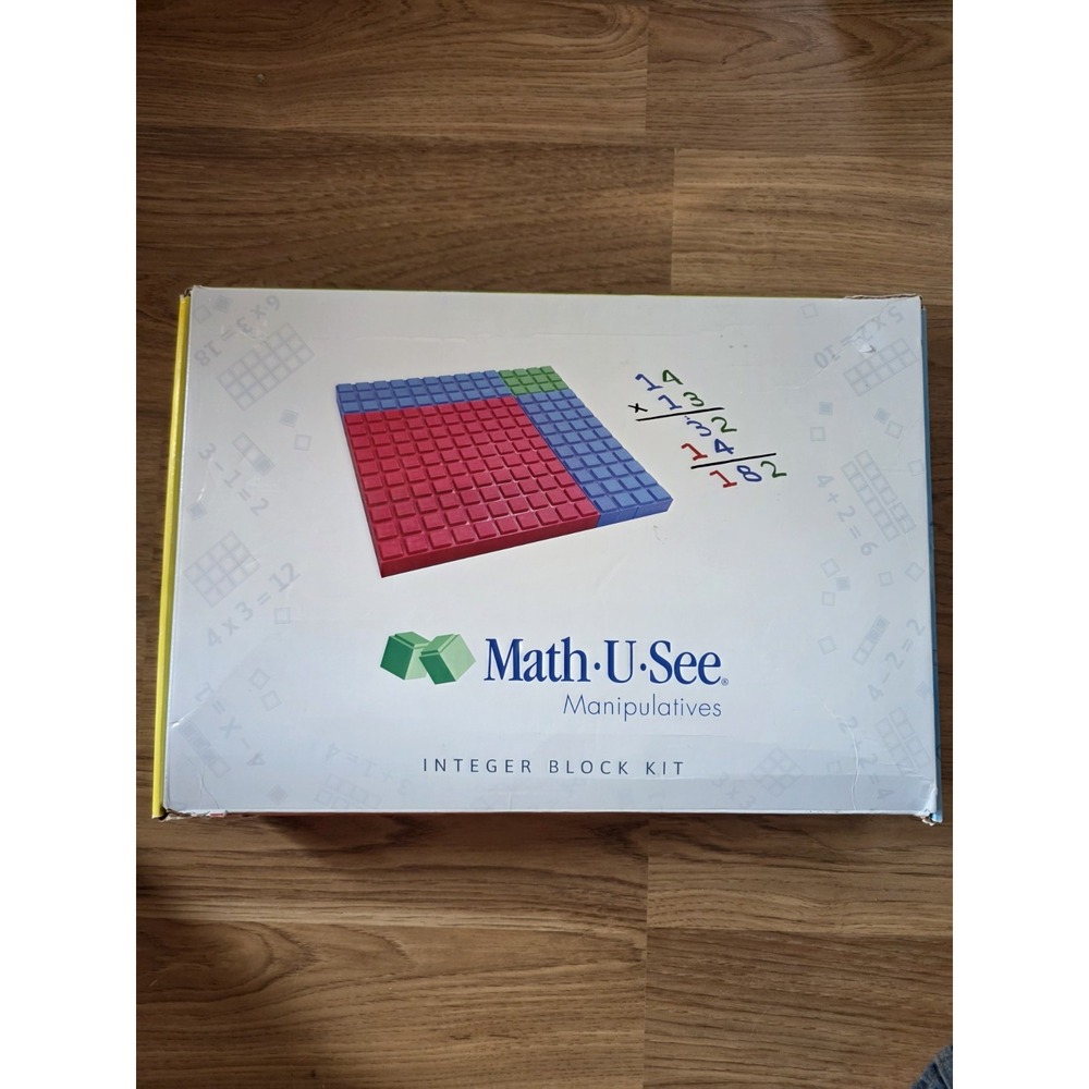 Math U See Integer Block Kit Manipulatives Homeschool Math Set Complete